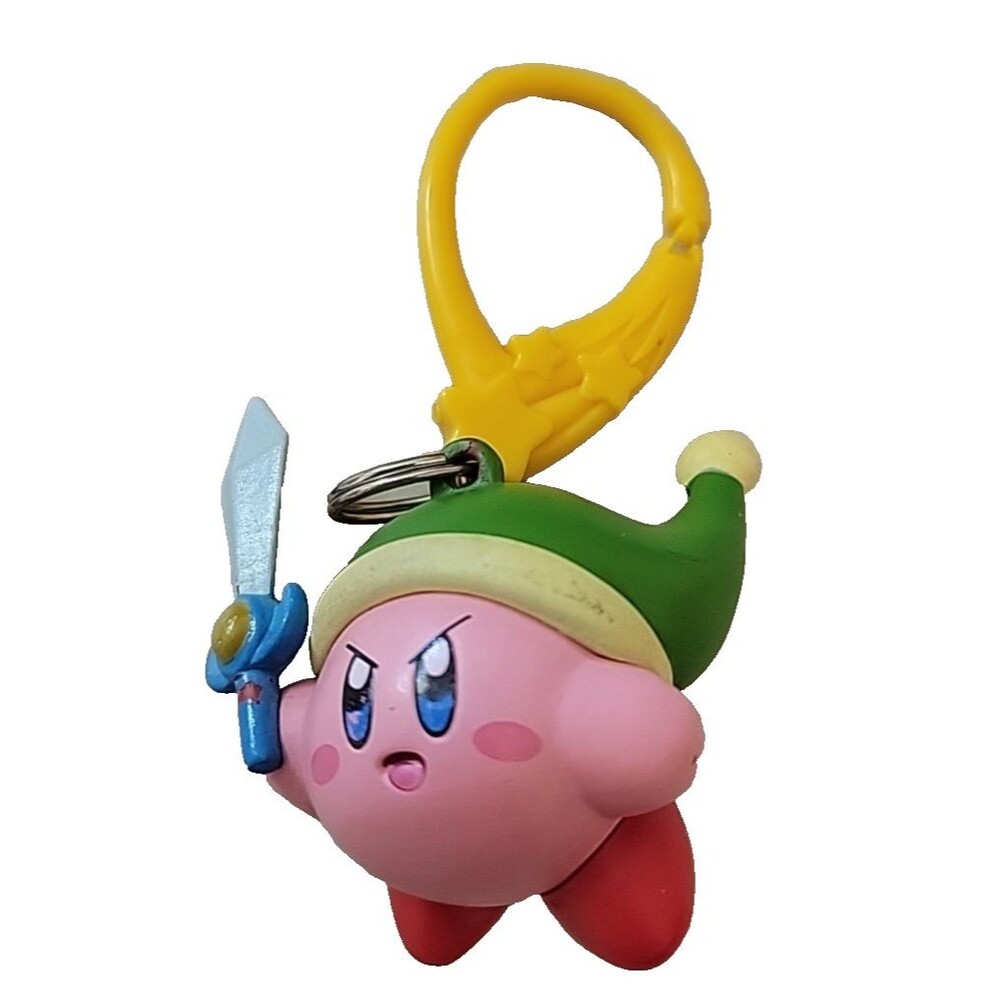 Kirby Backpack Hanger Series Figure Toy Clip‎ Keychain Nintendo